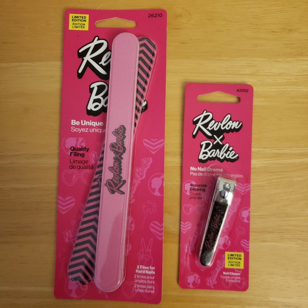 Revlon x Barbie Expert Nail Shapers + Nail Clipper
